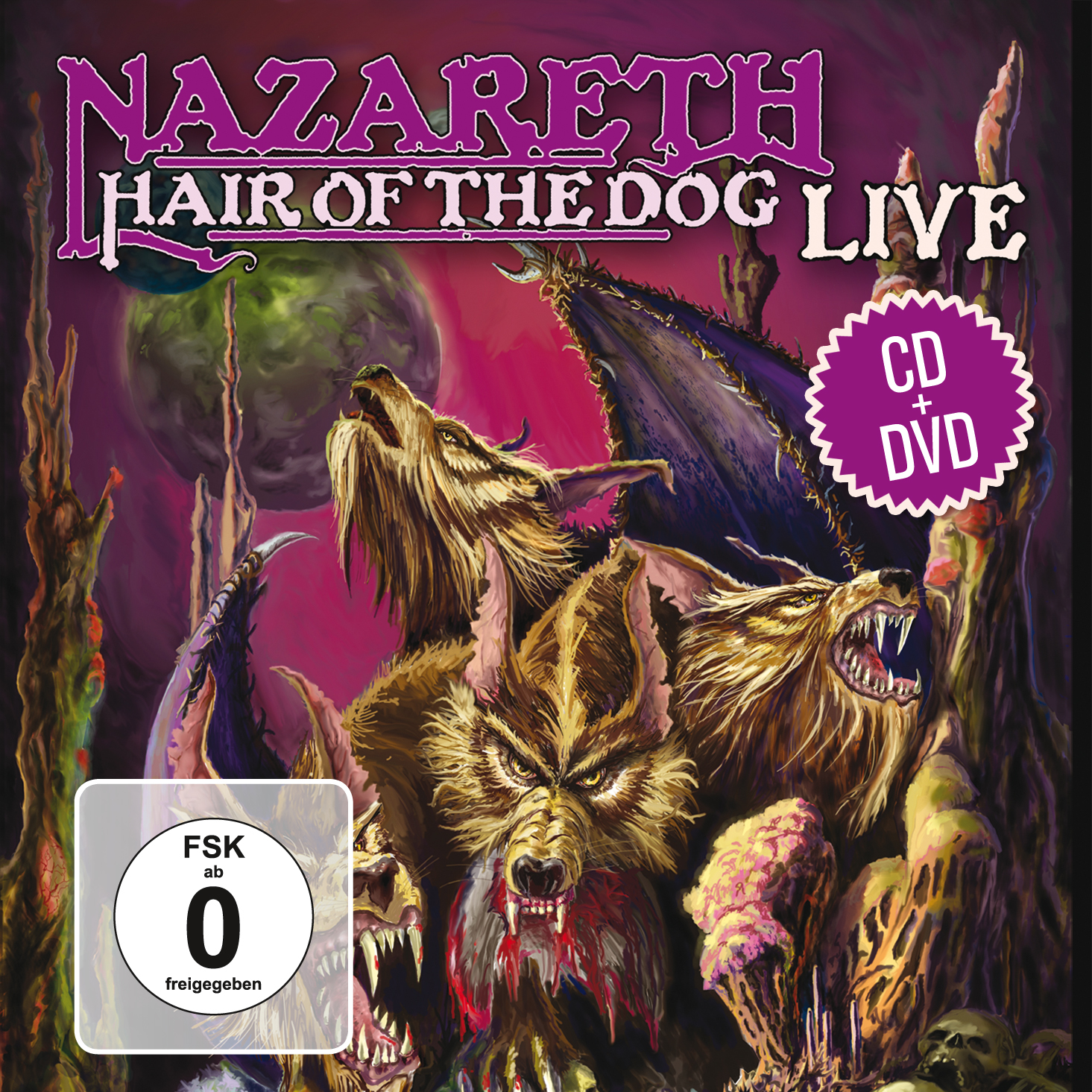 Cd Dvd Nazareth Hair Of The Dog Live Dvd Und Bonus Cd 90204639182